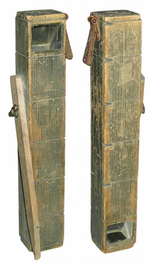 A wooden trench periscope